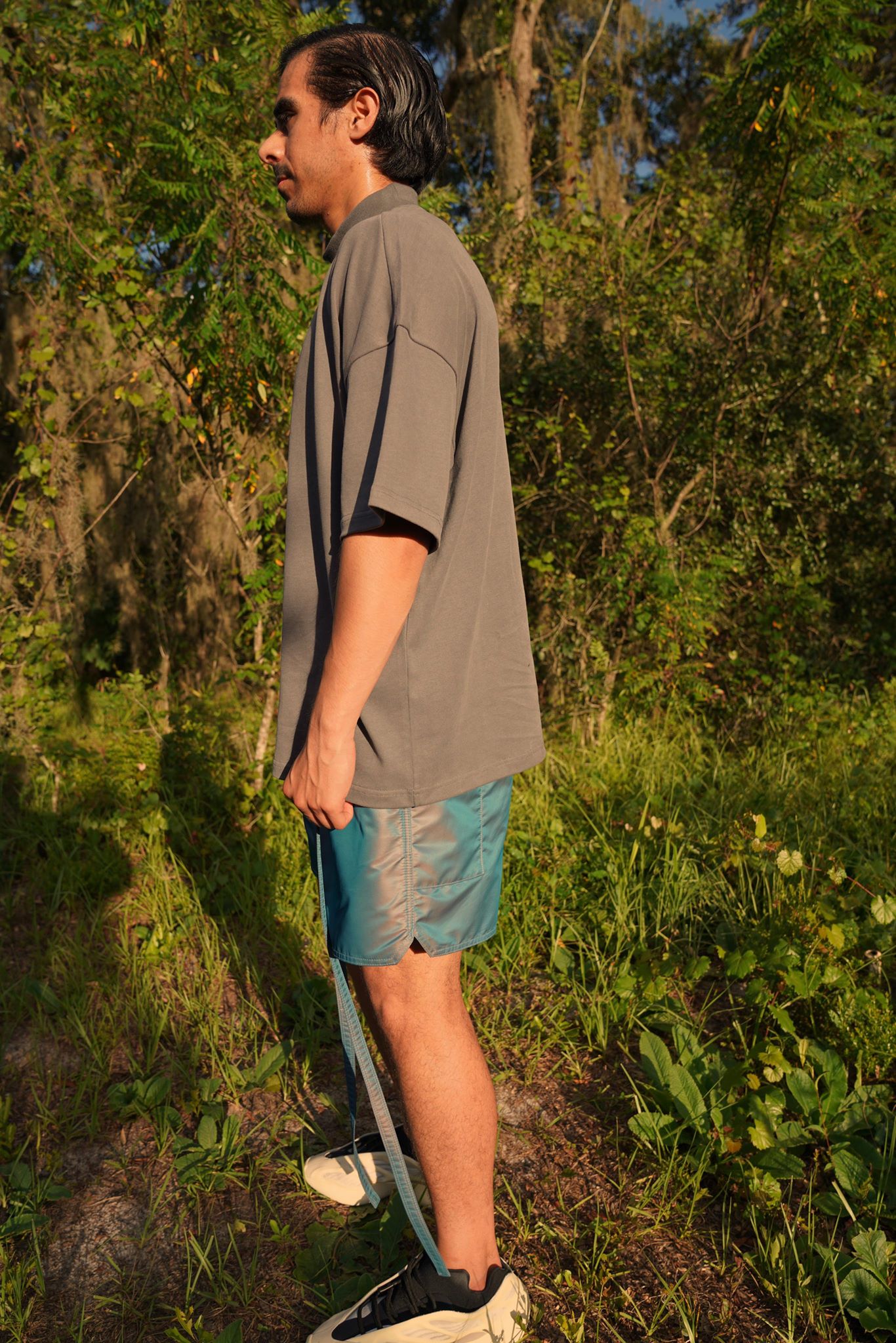 Mock Neck Tee