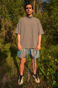 Mock Neck Tee